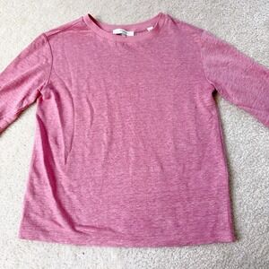 Vince Designer T-shirt XS pink/beige Feels Like Linen, No Fabric Listed